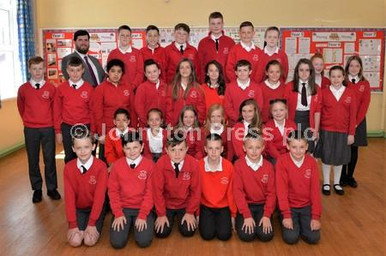 36422535-woodburn-primary-school-p7-pupils-with-teacher-mr-michael