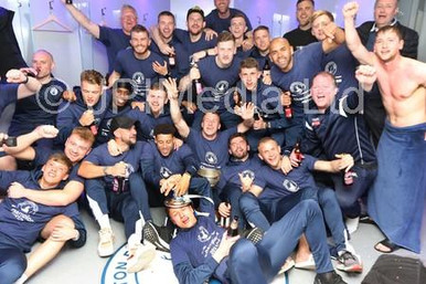 39420978-Buxton Fc championship celebrations, the team and back room