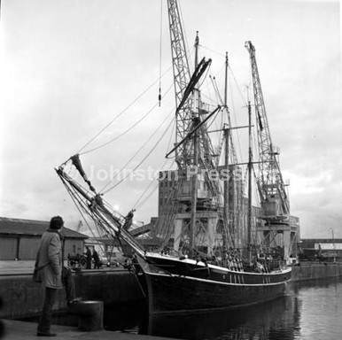 20241704-The Charlotte Rhodes sailing ship in September 1975 made ...