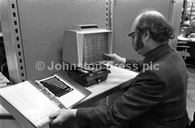 20325363-The new microfiche reader is installed at Central Library on ...