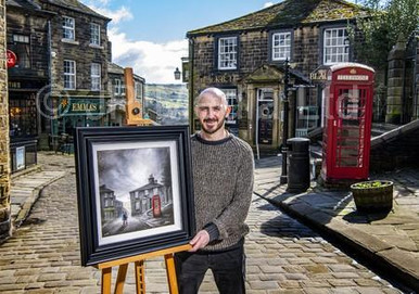 Danny Howes 38922380-16 March 2021. . . . . Bradford born self taught artist Danny ...
