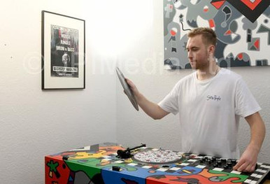 39211488-Josh Crowe Founder of Baby Step Magazine at their offices in ...