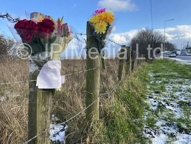 38895841-The scene of a fatal RTA at Thorpe Road, Horden. Picture by ...