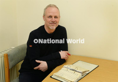 39941124-David Beddows with the Rotherham United record book. YPN ...