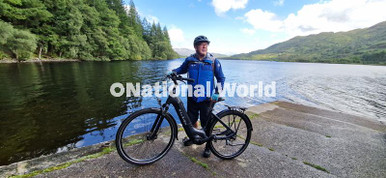 Jim Riach 40023251-John Devlin 15/08/2024. Trossachs Pier. Loch Katrine. Loch ...