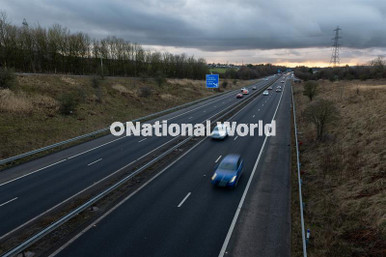 40091811-M65 Motorway at Junction 11 looking westbound. Photo: Kelvin ...