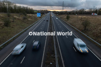 40091810-M65 Motorway at Junction 11 looking westbound. Photo: Kelvin ...