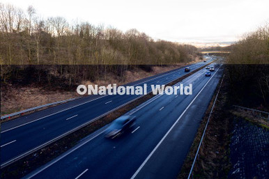 40091792-M65 Motorway at Junction 10 looking eastbound. Photo: Kelvin ...