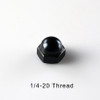 1/4-20 Black Cap Acorn Nut