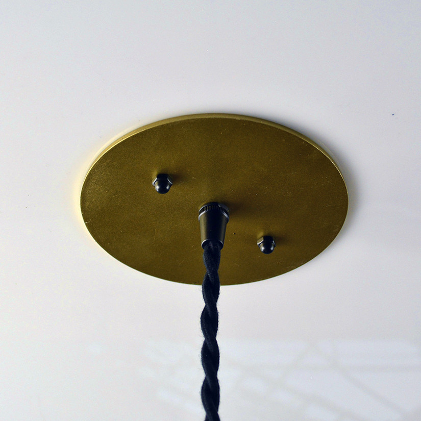 Flat Ceiling Plate Antique Brass