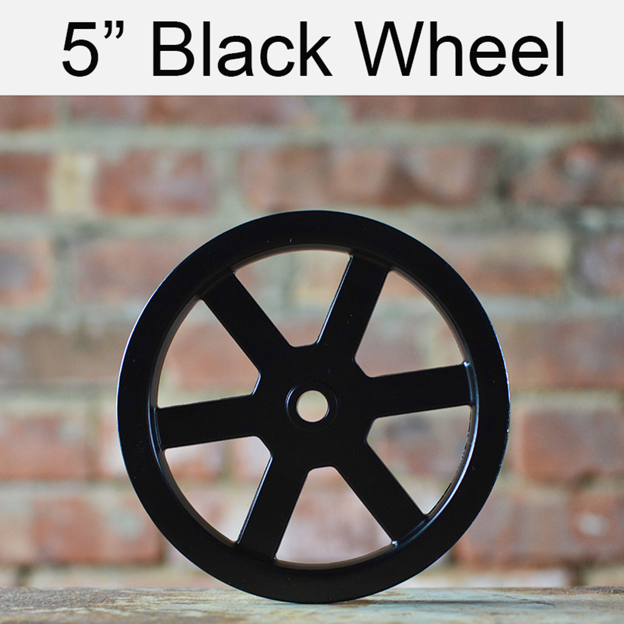 black pulley wheel