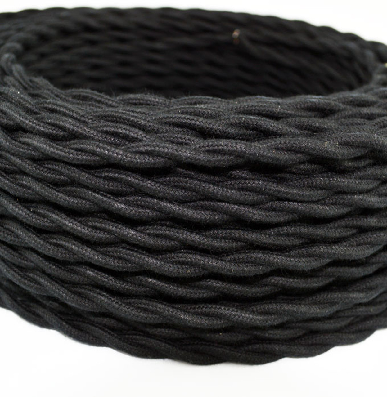 Black Cord DIY Fabric Wire by the Foot