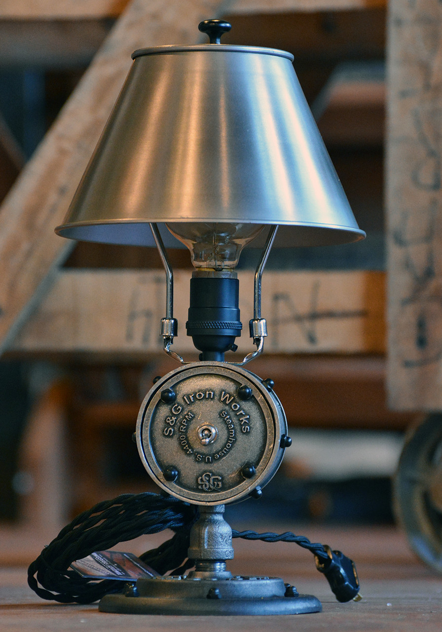 industrial metal lamp shade