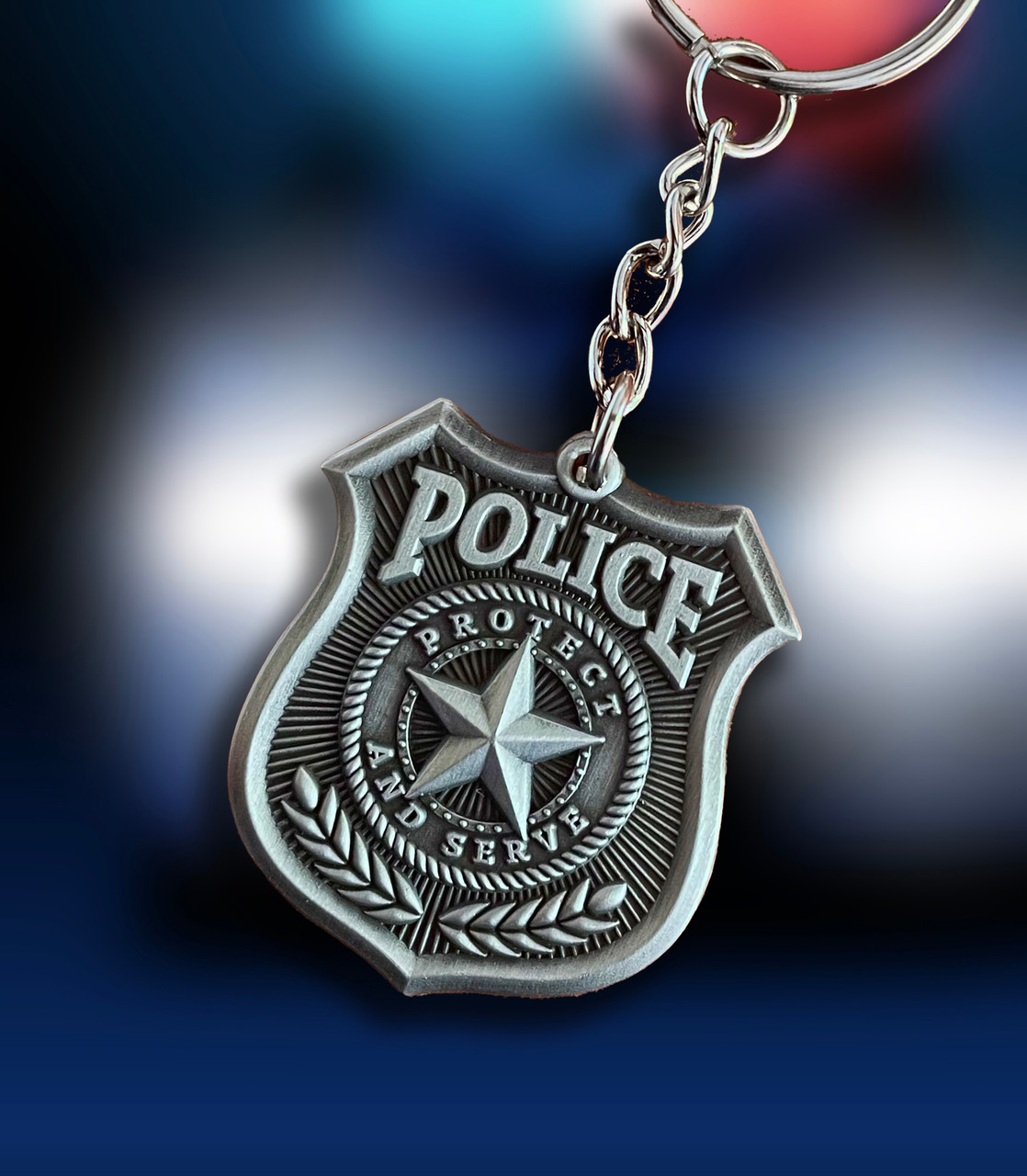 Keychain Police Officer