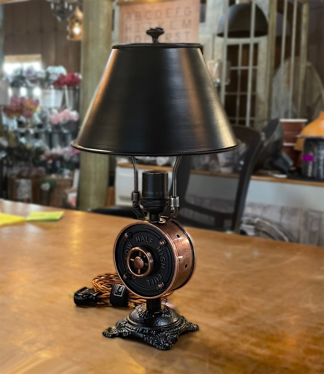 black table lamp shades