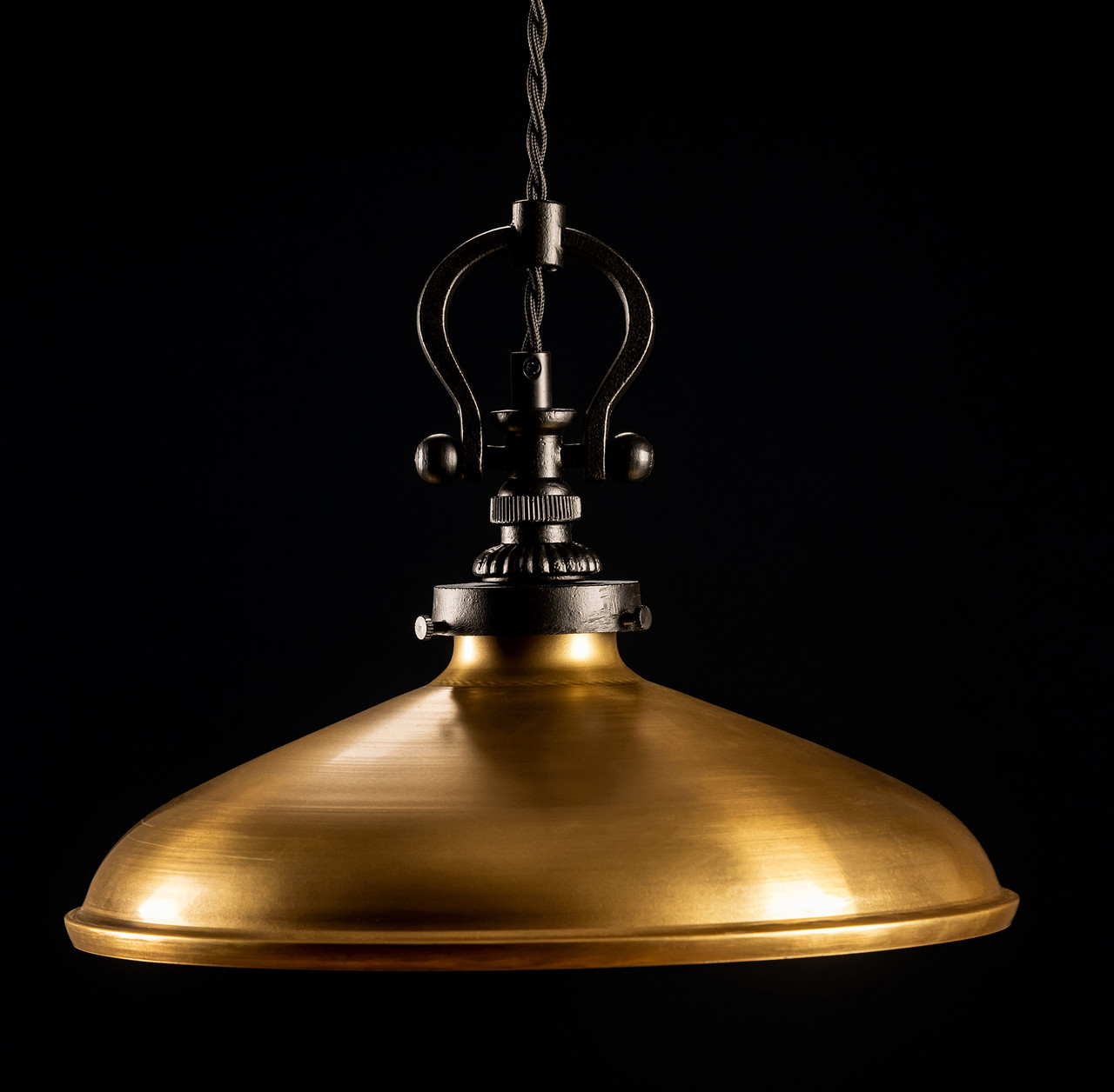 brass shade pendant