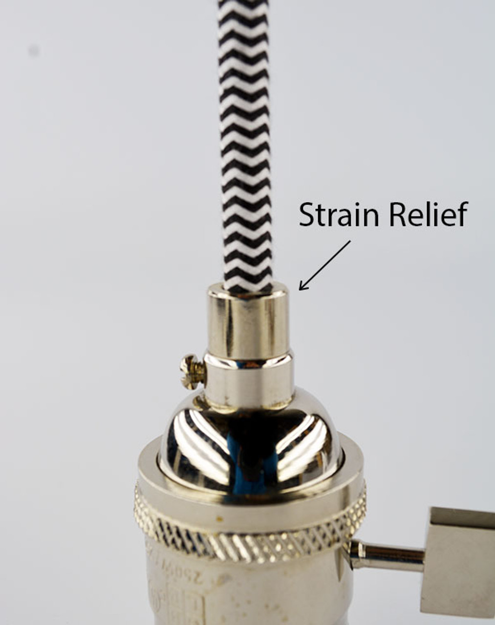 100 Pcs strain relief cord connector lamp cord strain relief Connectors