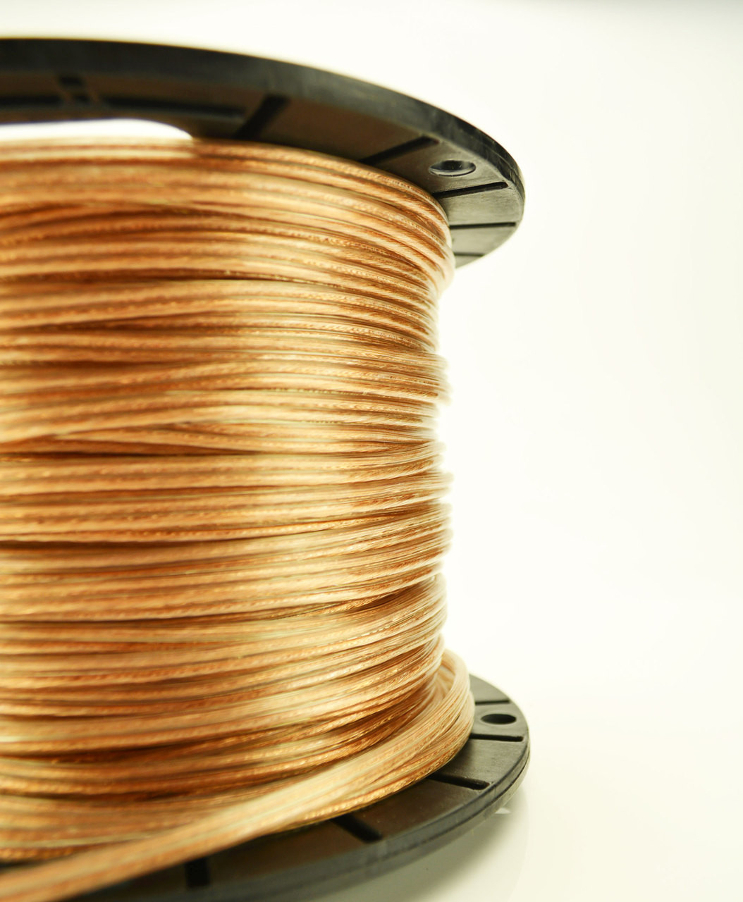 Gold Parallel (Flat) Rayon Covered 18 AWG Lamp Wire