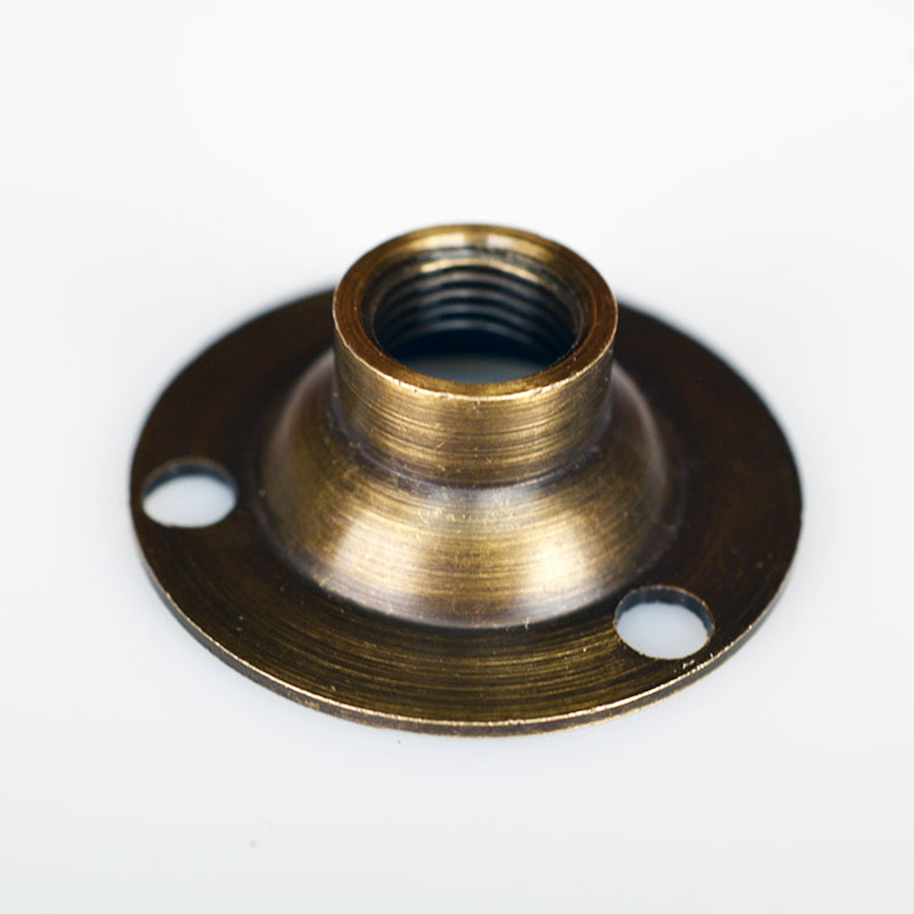 Small Pipe Flange - Antique Brass