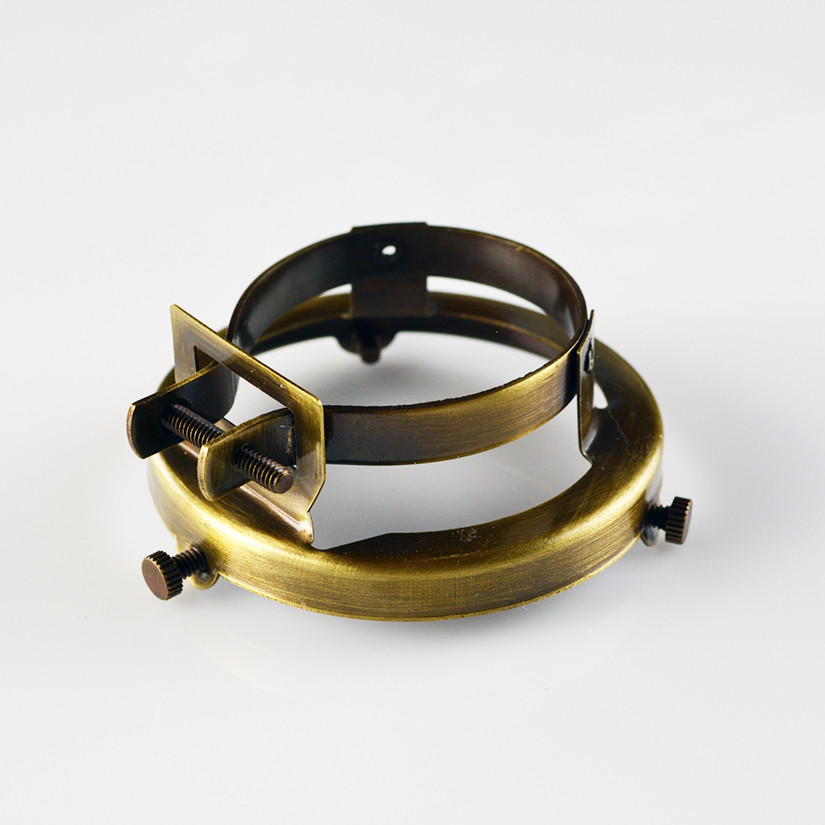 Antique Brass Shade Holder Clamp