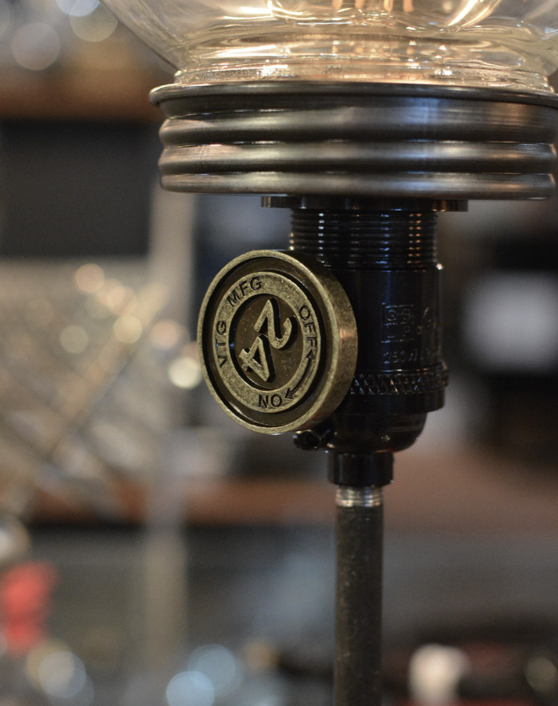 Dimmer Wheel Knob Antique Brass