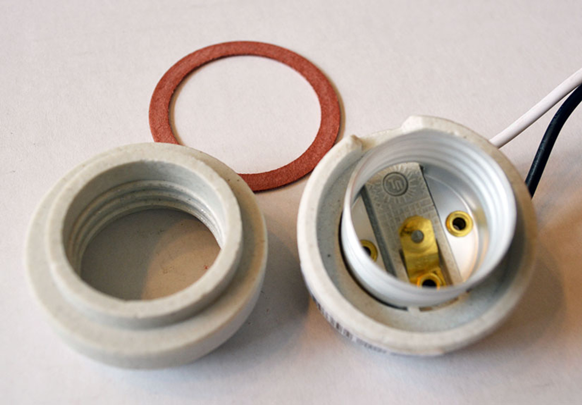 Black Porcelain Lamp Socket