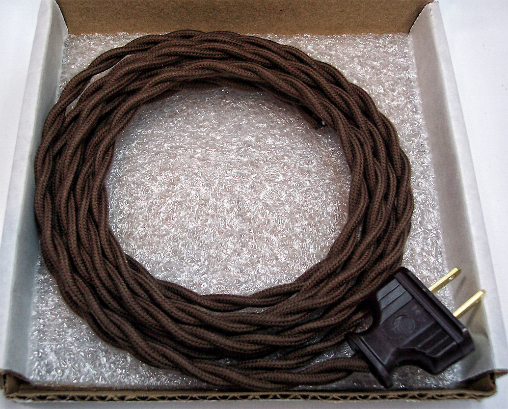 Cloth-Covered Rewire Kits for Lamp & Fan Restorations