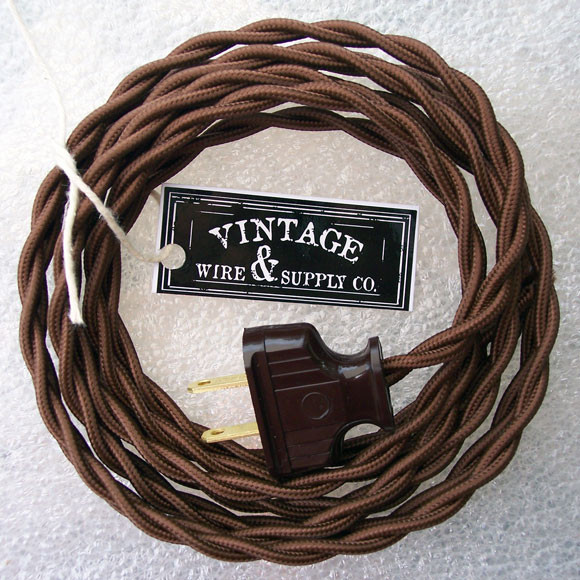 Cloth-Covered Rewire Kits for Lamp & Fan Restorations