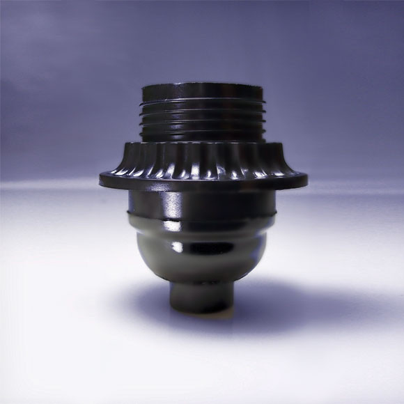 Phenolic Light Socket - with On/Off Switch - Vintage Wire & Supply