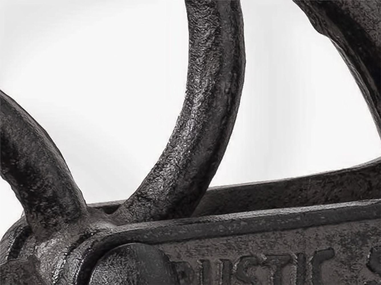 Industrial Pulley Wheel and Bracket 6"