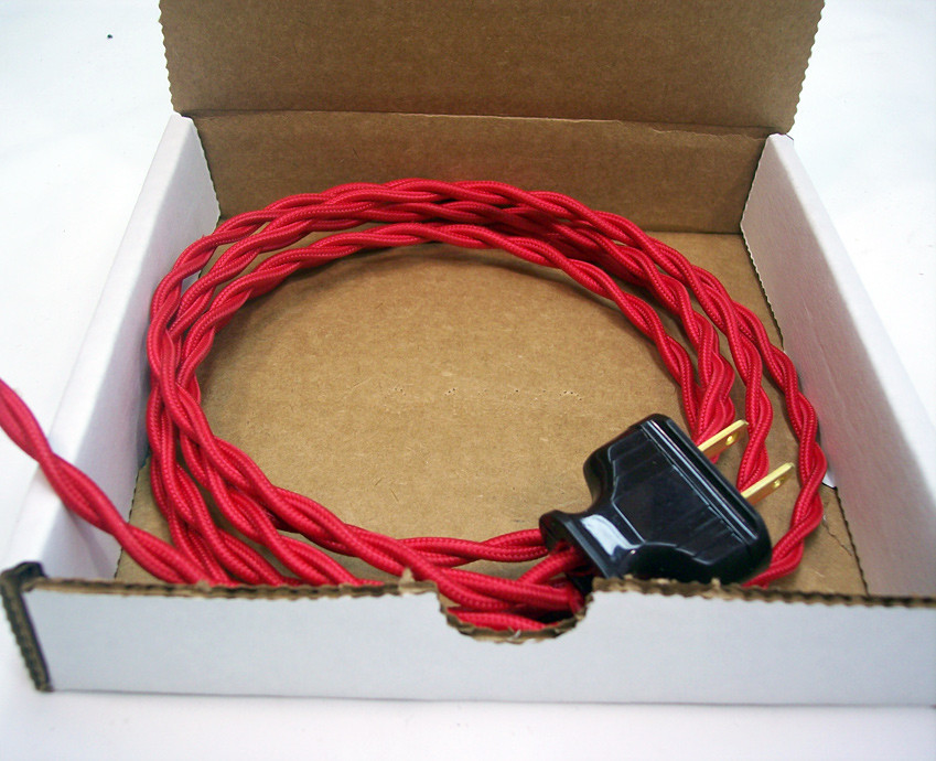 Cloth-Covered Rewire Kits for Lamp & Fan Restorations