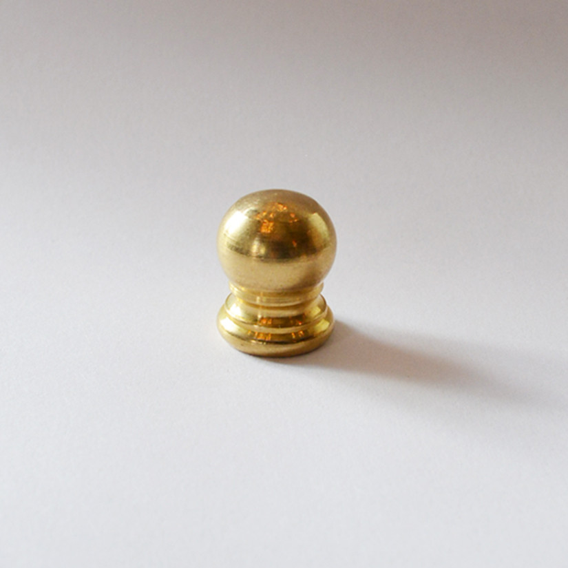 Brass Round Finial