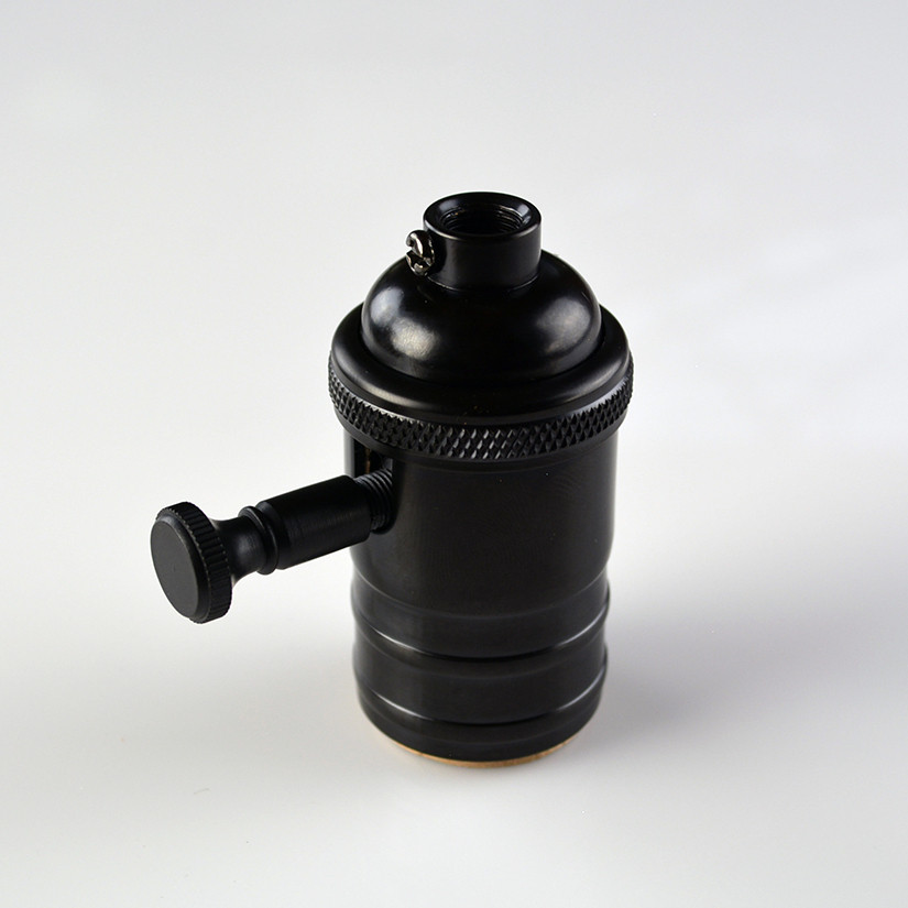 Phenolic Light Socket - with On/Off Switch - Vintage Wire & Supply