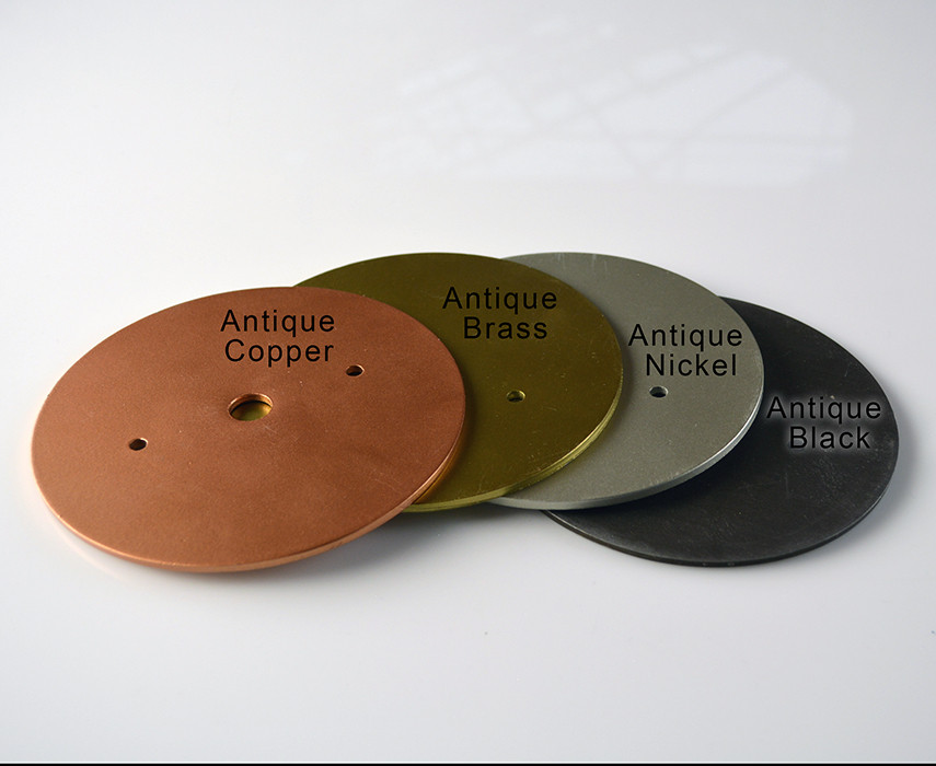 Flat Ceiling Plate Antique Brass