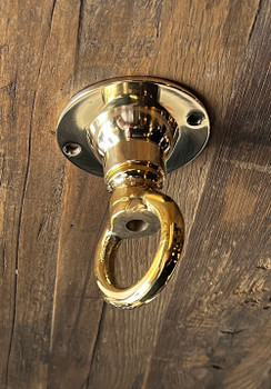 Solid Brass Ceiling Hook