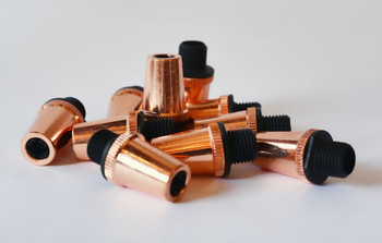 Strain Relief - Polished Copper (for twisted wire)