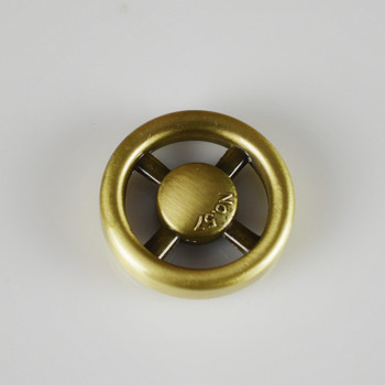 Dimmer Wheel Knob - Antique Brass