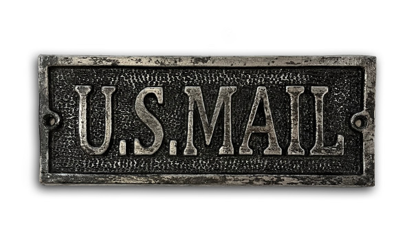 U.S. Mail Plaque