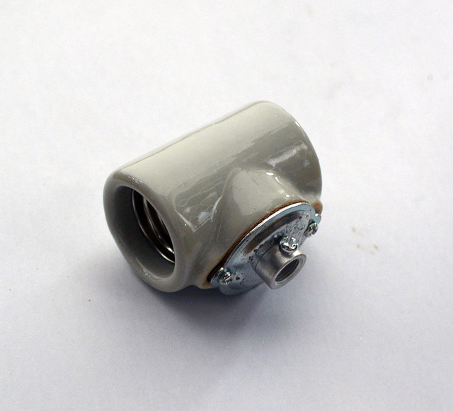 Black Porcelain Lamp Socket