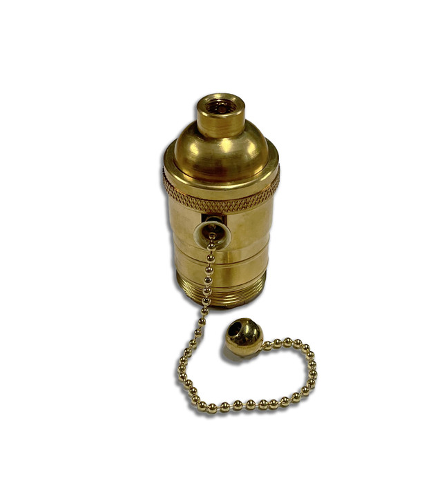 Pull Chain Antique Bronze Lamp Socket