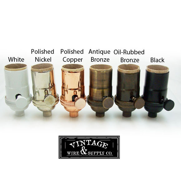 Pull Chain Antique Bronze Lamp Socket