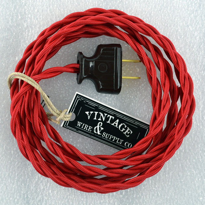 Cloth-Covered Rewire Kits for Lamp & Fan Restorations