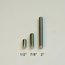Pkg of 20 pcs Aluminum 6061 T6 Threaded Studs 1/4"-20 x 2.0" Long RH 