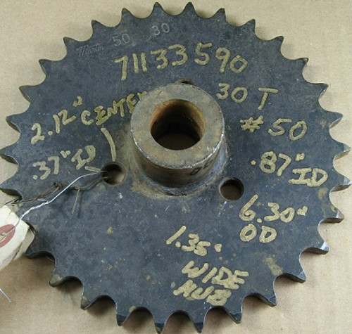 71133590 AGCO Gleaner 30 Tooth #50 Sprocket