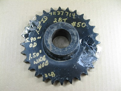 71137714 AGCO Gleaner 28 Tooth #50 Sprocket