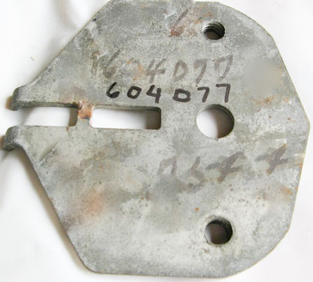 604077 Lawn Boy - Toro Mounting Plate, Deck height adjuster.