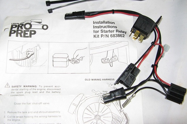 683862 Lawn Boy - Toro Wire Harness Assembly. Starter Relay Ki