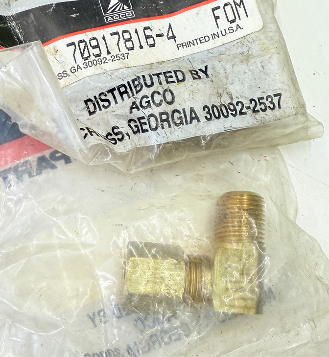 70917816 AGCO Brass Elbow Asy.