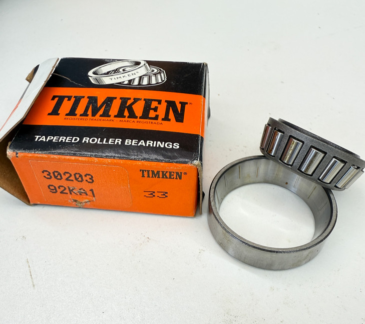 Timken 30203 Tapered Roller Bearing Matched Set Cup and Cone