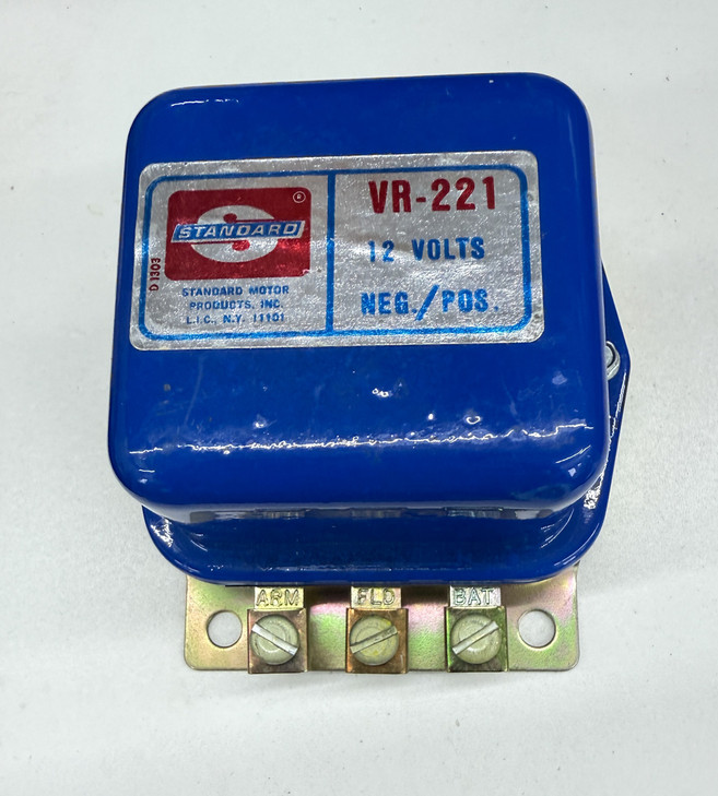 VR-221 Standard Products Voltage Regulator,   47595529,  AC0NF10505A,  CONF10505A, A581702,  81-2903. 19140222, 1V1350, 27-1565, 2900446, KVR360, R221, RAA1088